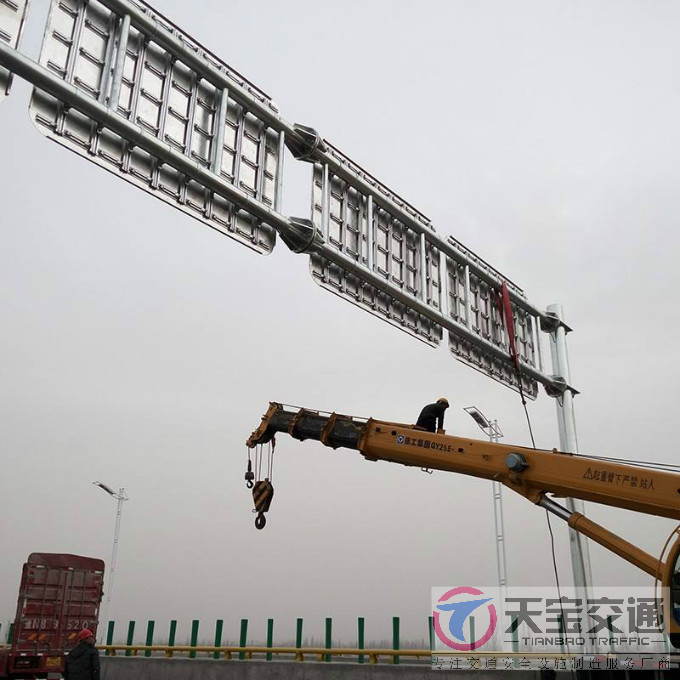 北辰高速公路标志杆厂家 指引着人们安全行驶